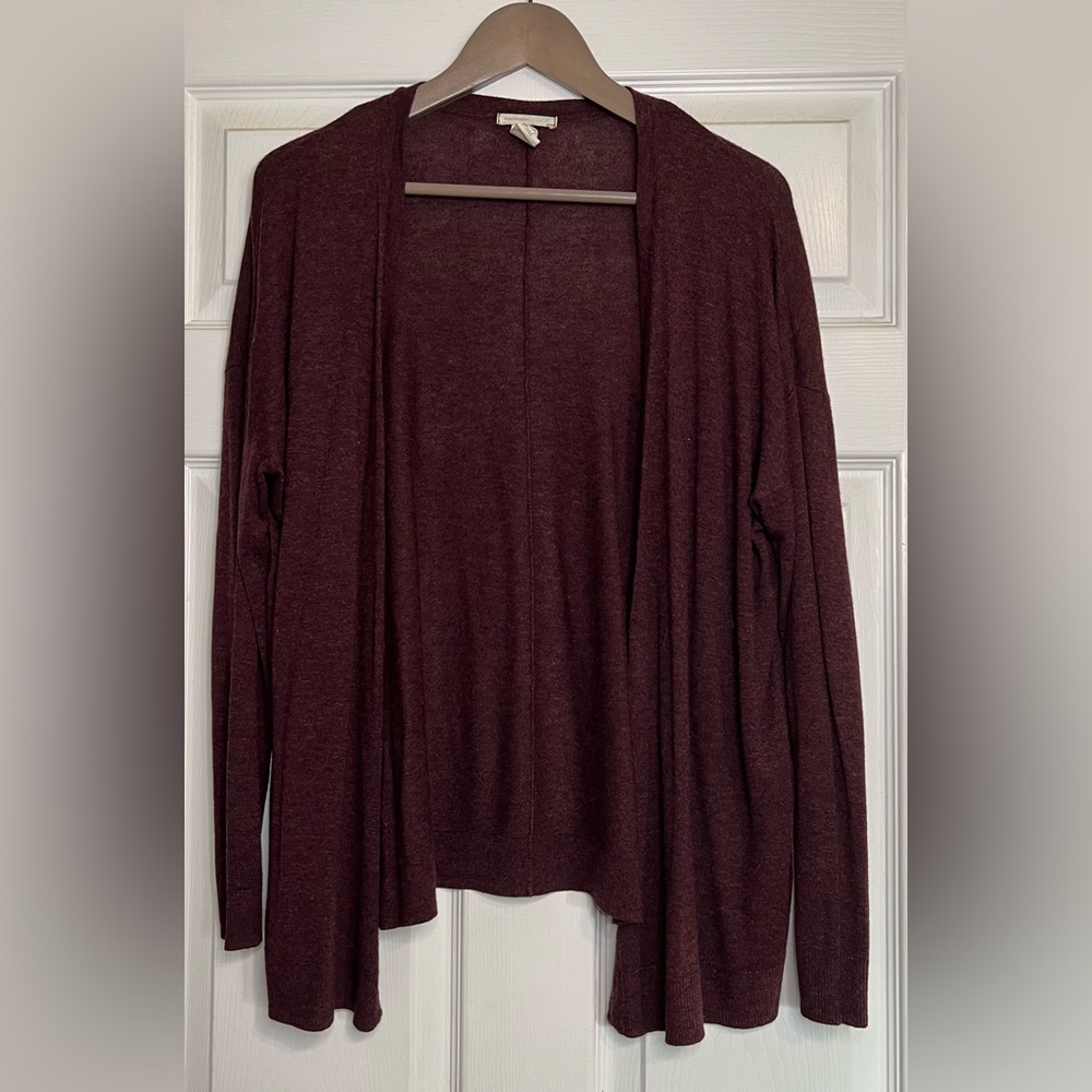 Purple H&M oversized cardigan